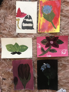 paintings of flowers