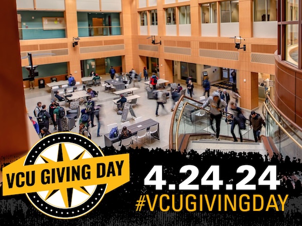 VCU Giving Day 2024 4.24.24 Hashtag VCU Giving Day