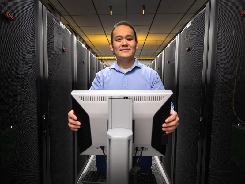 Dan Han, who has three degrees from VCU, now serves as the university’s chief information security officer. (Dean Hoffmeyer, Enterprise Marketing and Communications)