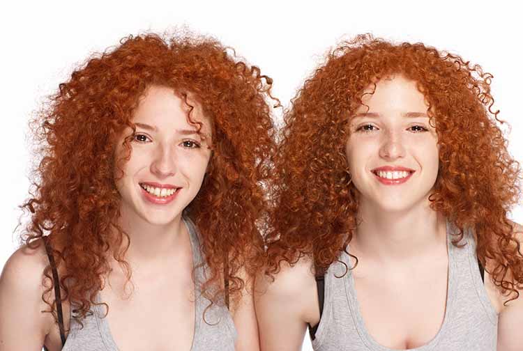 stock image of twins
