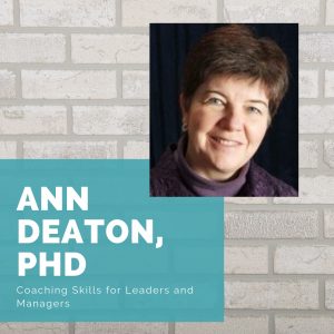 Headshot of workshop facilitator Ann Deaton, PhD.