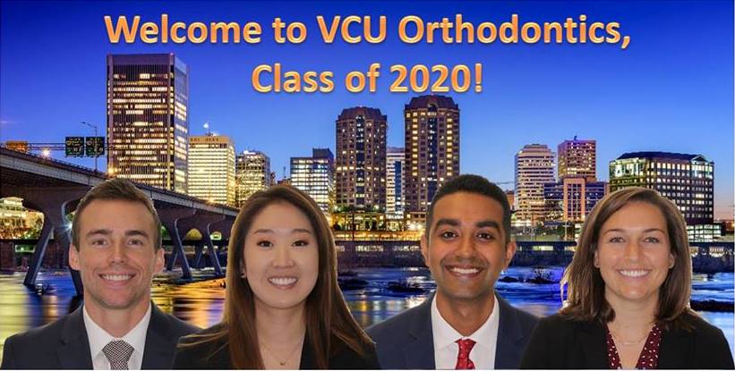 Welcome to VCU Orthodontics, Class of 2020!