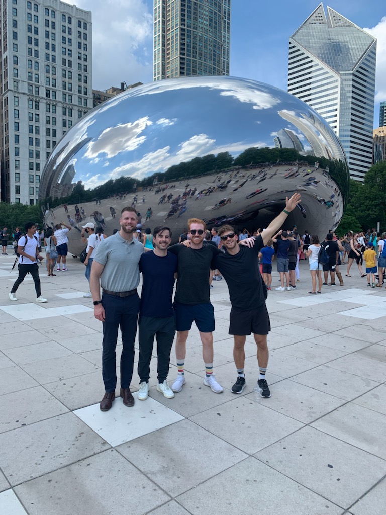 AT APICES at the Chicago bean