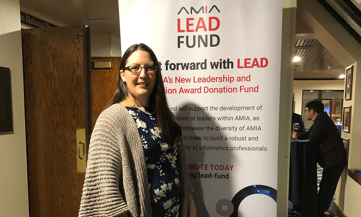 Computer science doctoral candidate Amy Olex