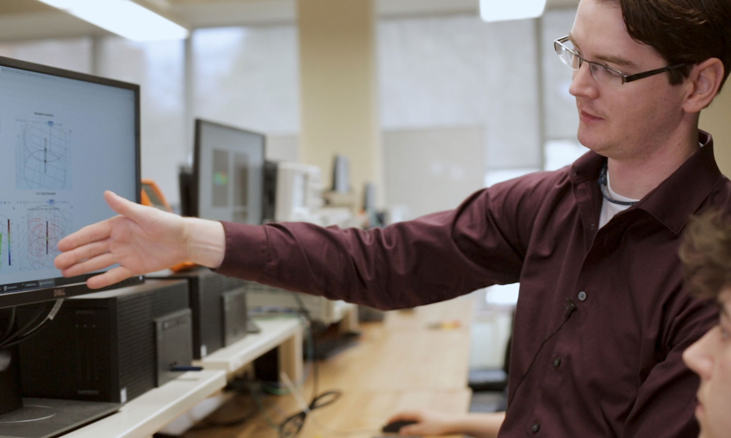 Nathaniel Kinsey, Ph.D., assistant professor in the Department of Electrical and Computer Engineering
