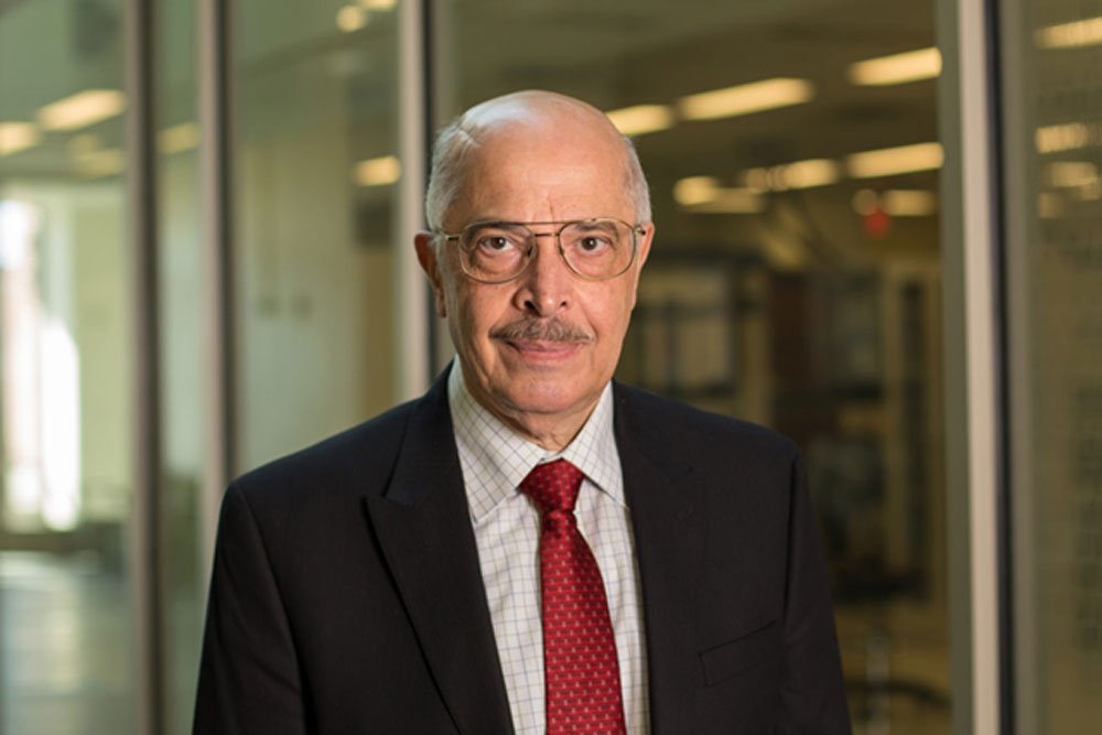 Mohamed Gad-el-Hak, Ph.D., professor emeritus in the Department of Mechanical and Nuclear Engineering