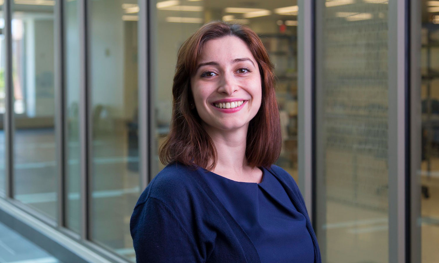 Laleh Golshahi, Ph.D., an associate professor in VCU’s Department of Mechanical and Nuclear Engineering.