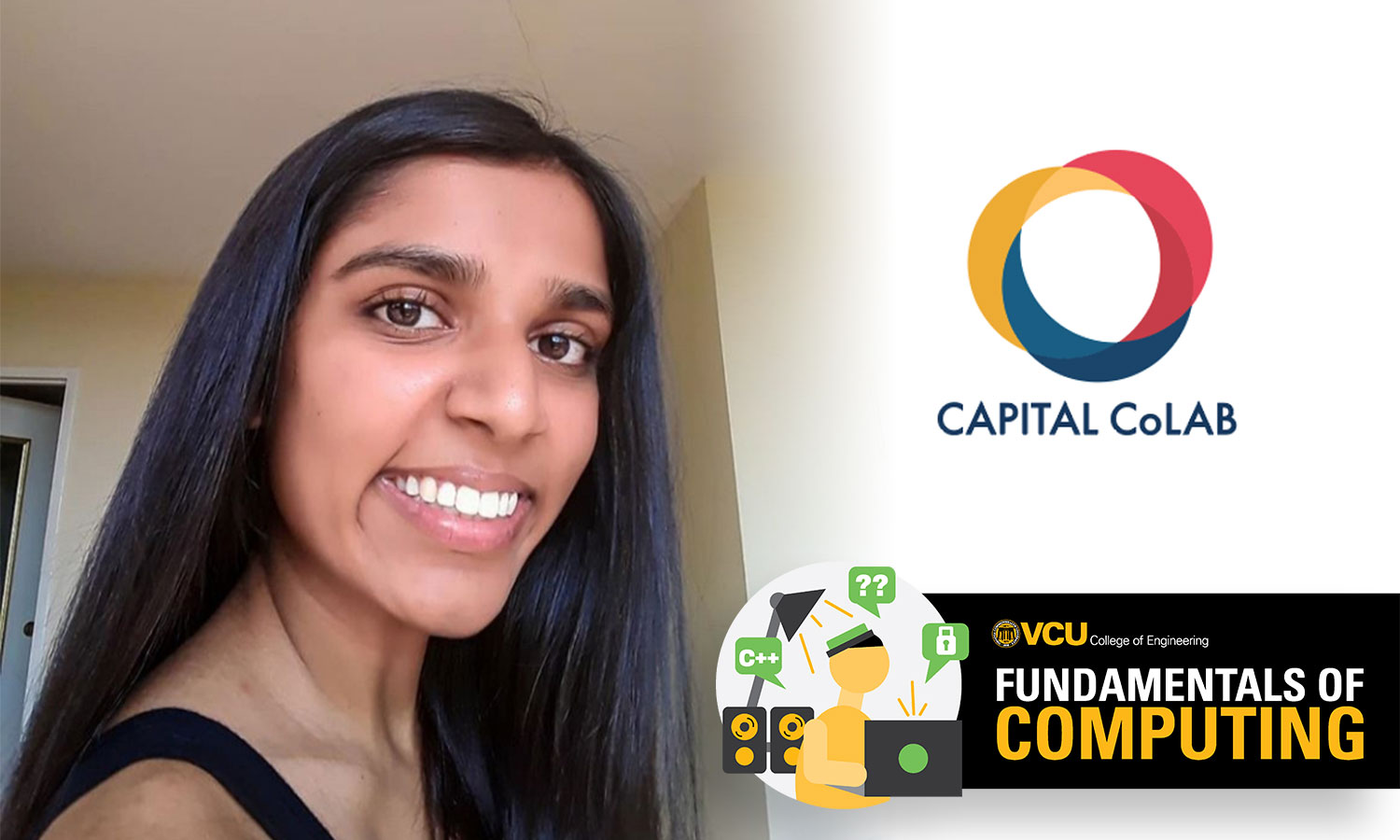 Annika Patel, VCU student ambassador for the Capital CoLAB.