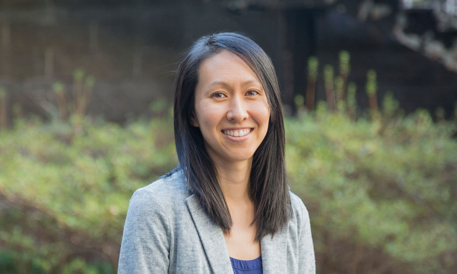 Priscilla Hwang, Ph.D., assistant professor in the Department of Biomedical Engineering.