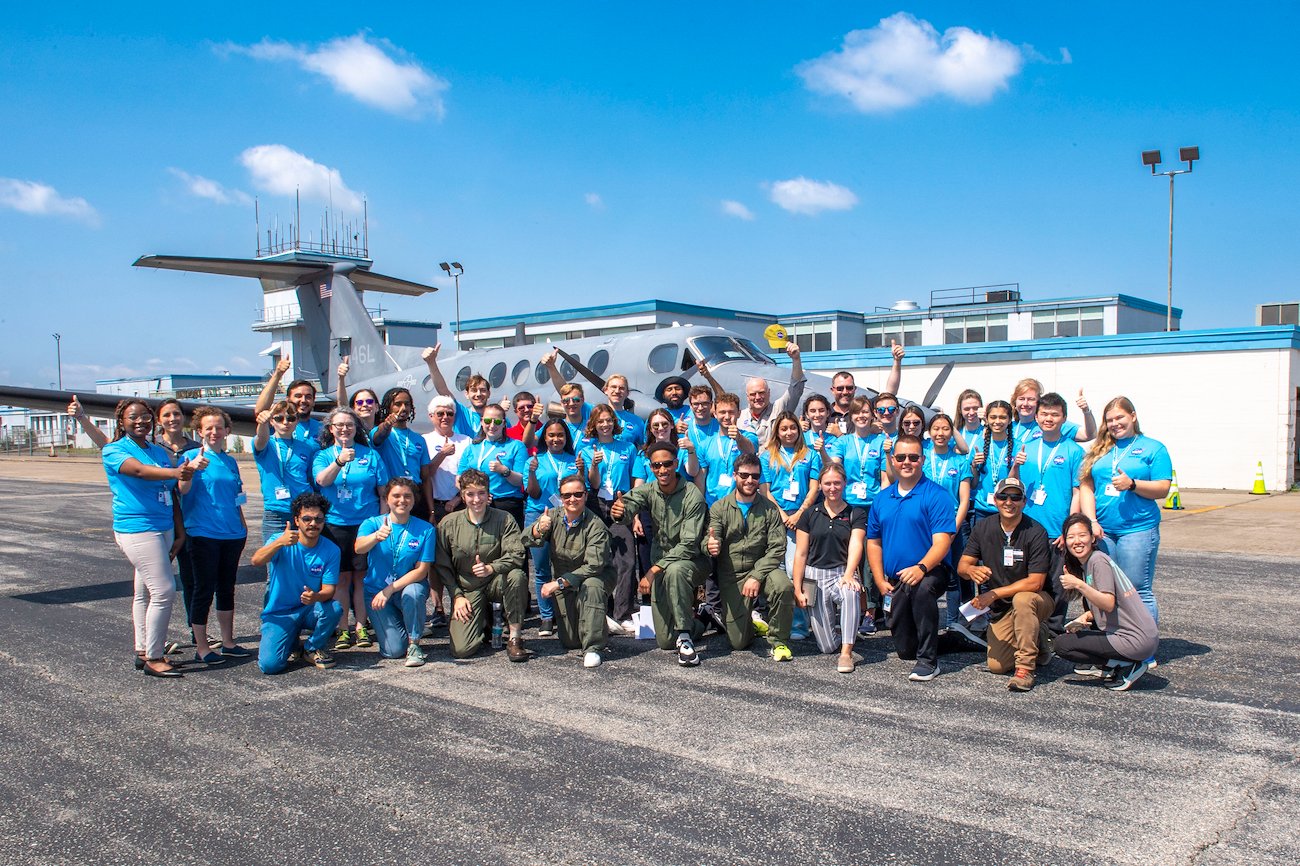 Students participating NASA program