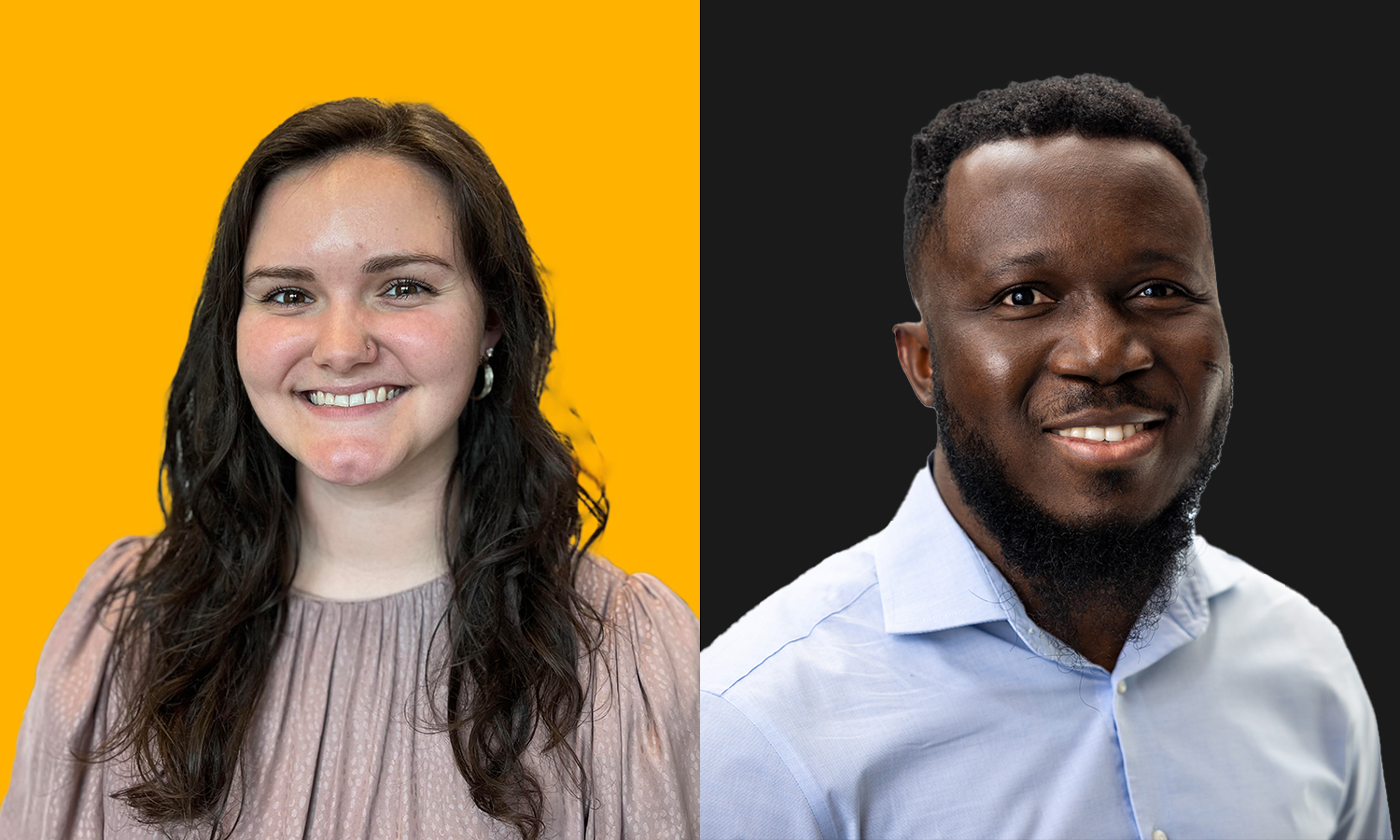 Jessica Williamson and Pascal Yamlome