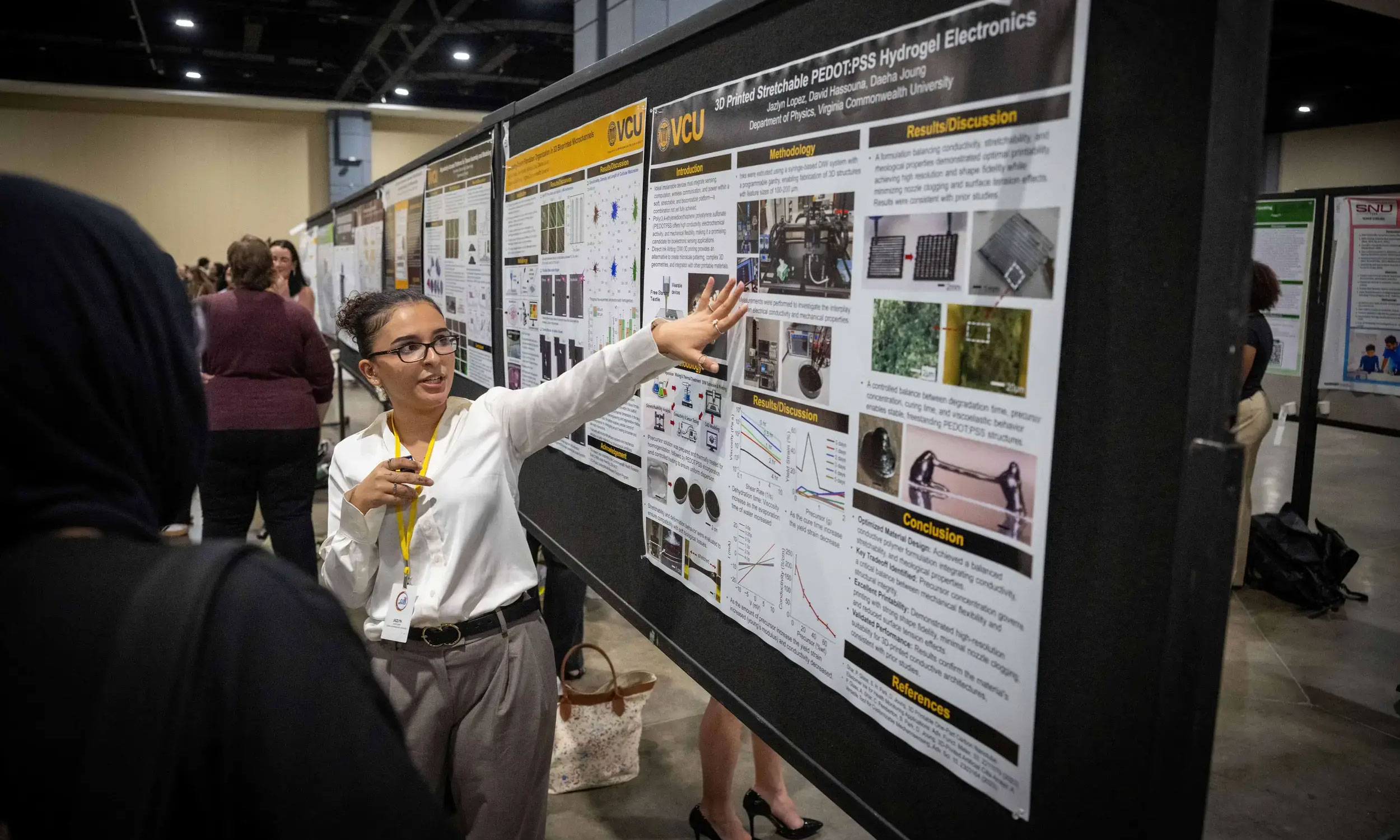 VCU students shared their research with some of the thousands of attendees at this week’s National Conference on Undergraduate Research in Richmond.