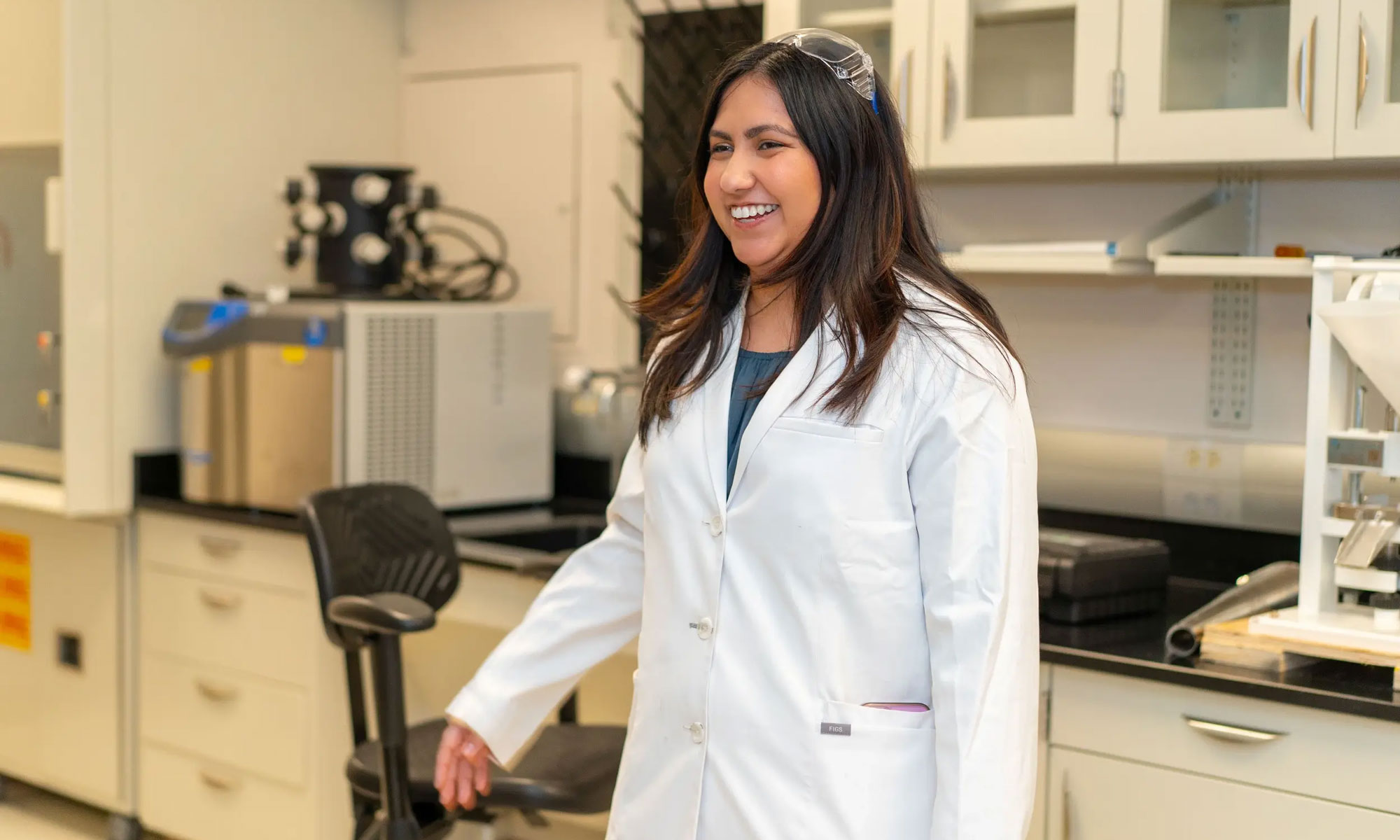 Victoria Garcia gravitated to the VCU School of Pharmacy to be a part of the only Ph.D. program in pharmaceutical engineering in the U.S.