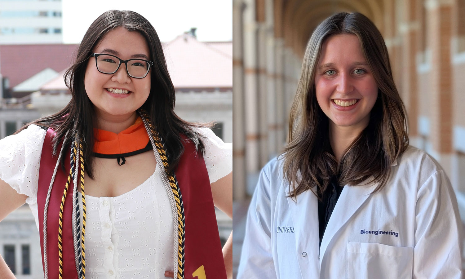 From left: Jessica Nuyen and Ellie Sabalewski