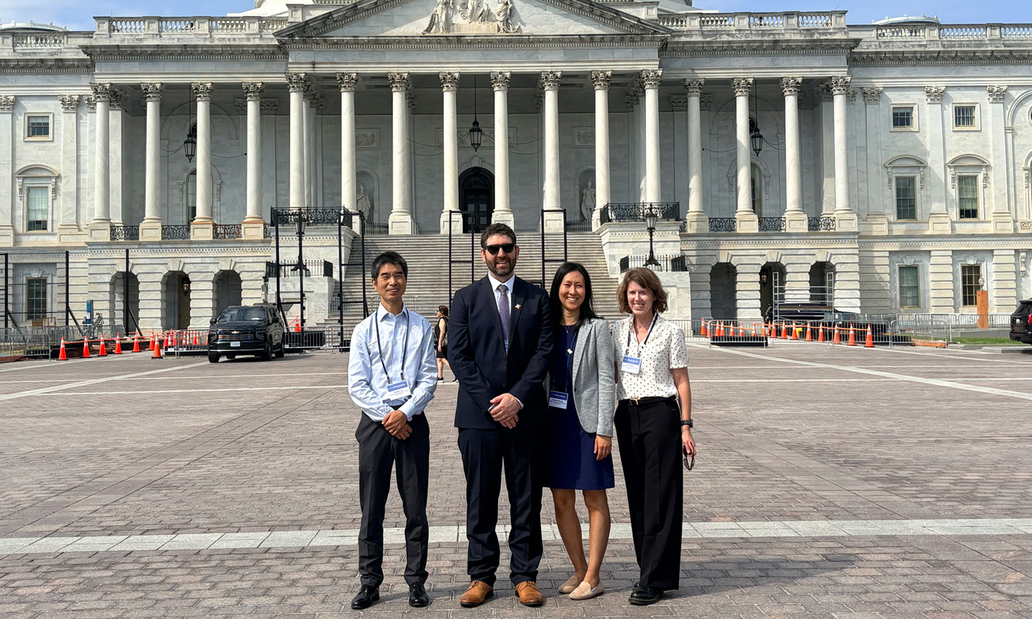 VCU researchers Qingguo Xu, Michael Kiefer, Priscilla Hwang and Amy Rector took part in the 14th annual Rally for Medical Research on Thursday.