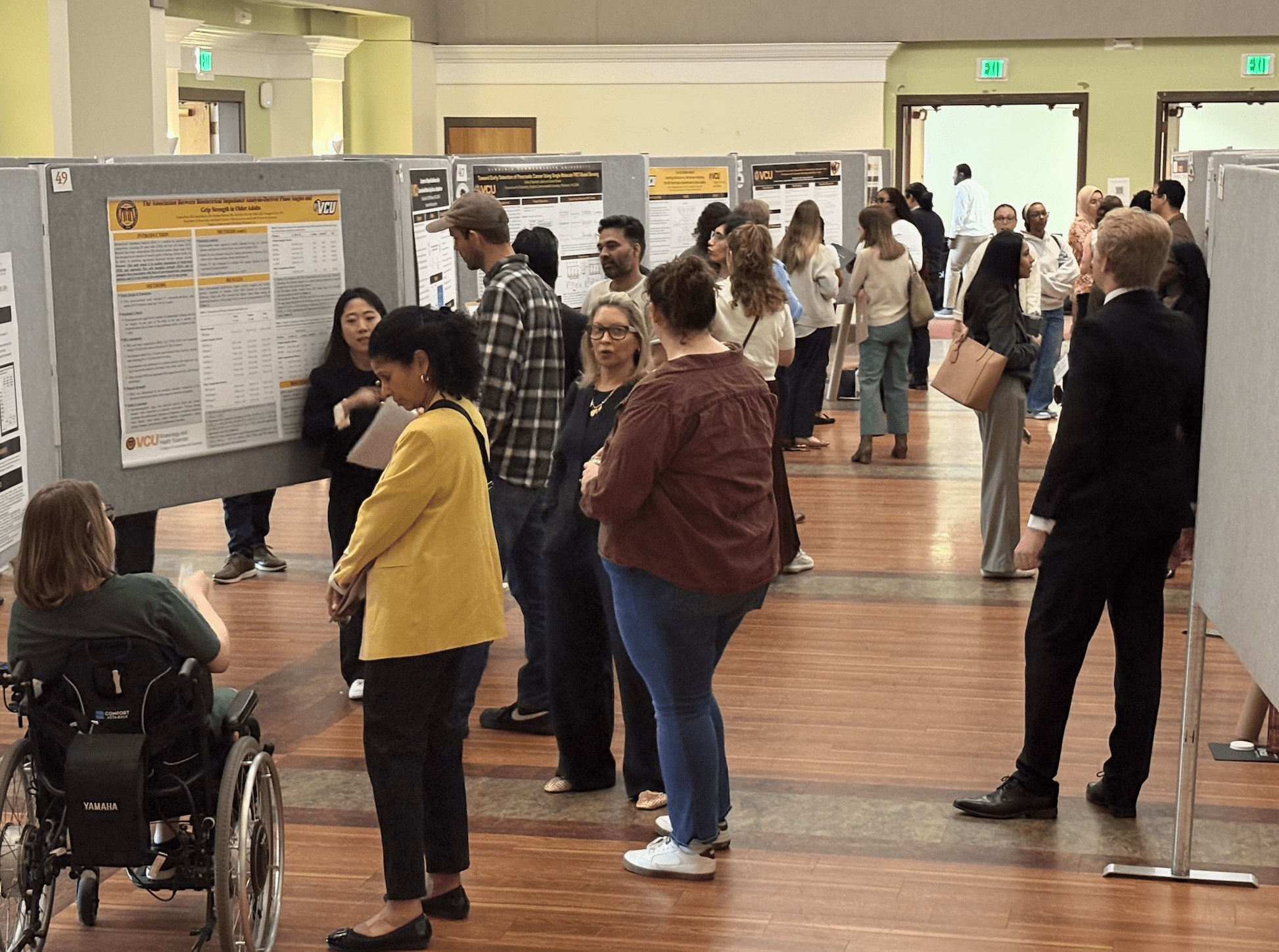 Students at the symposium