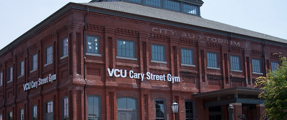Exterior view of the Cary Street Gym.