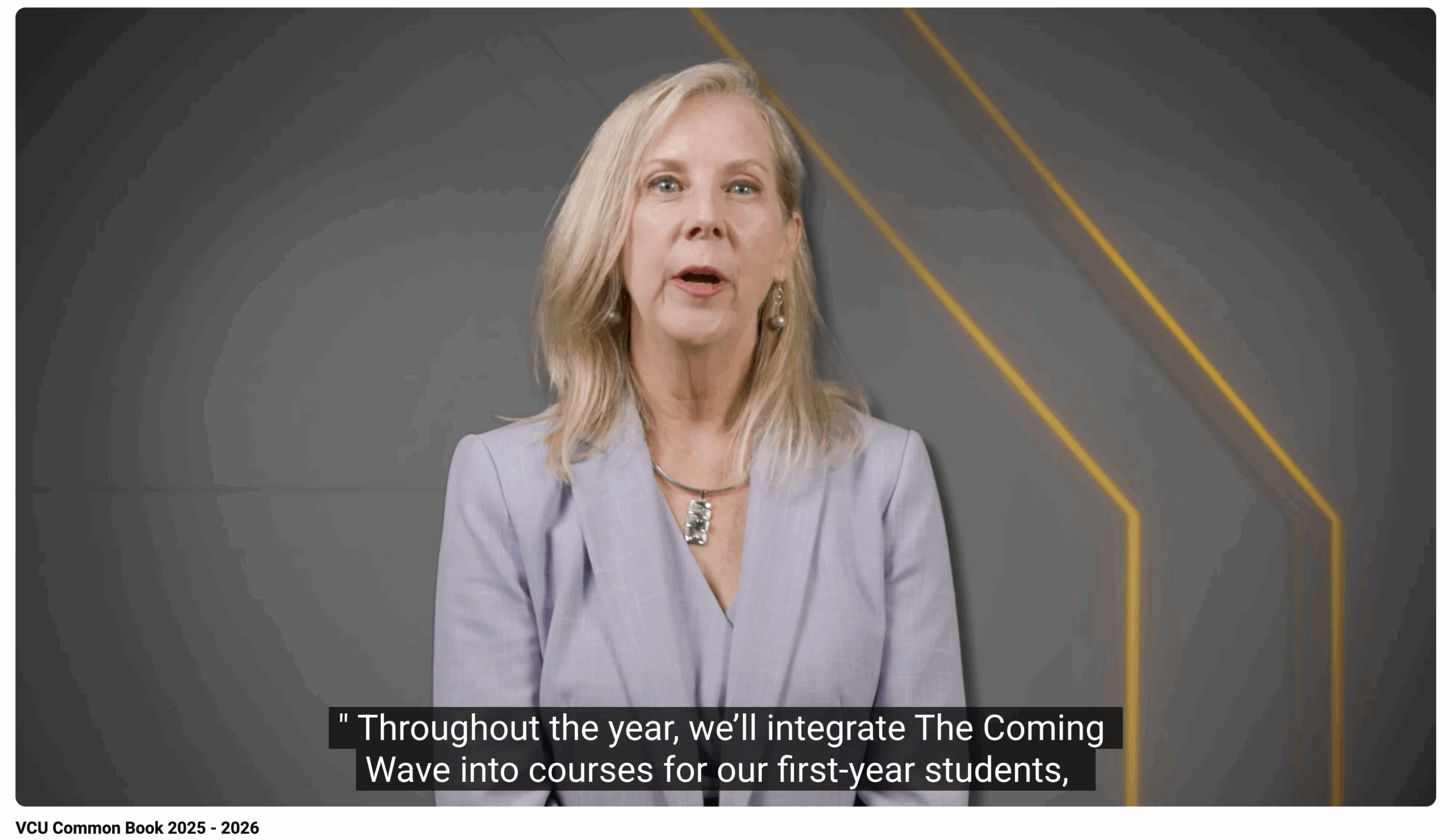 Instructor video with closed captions