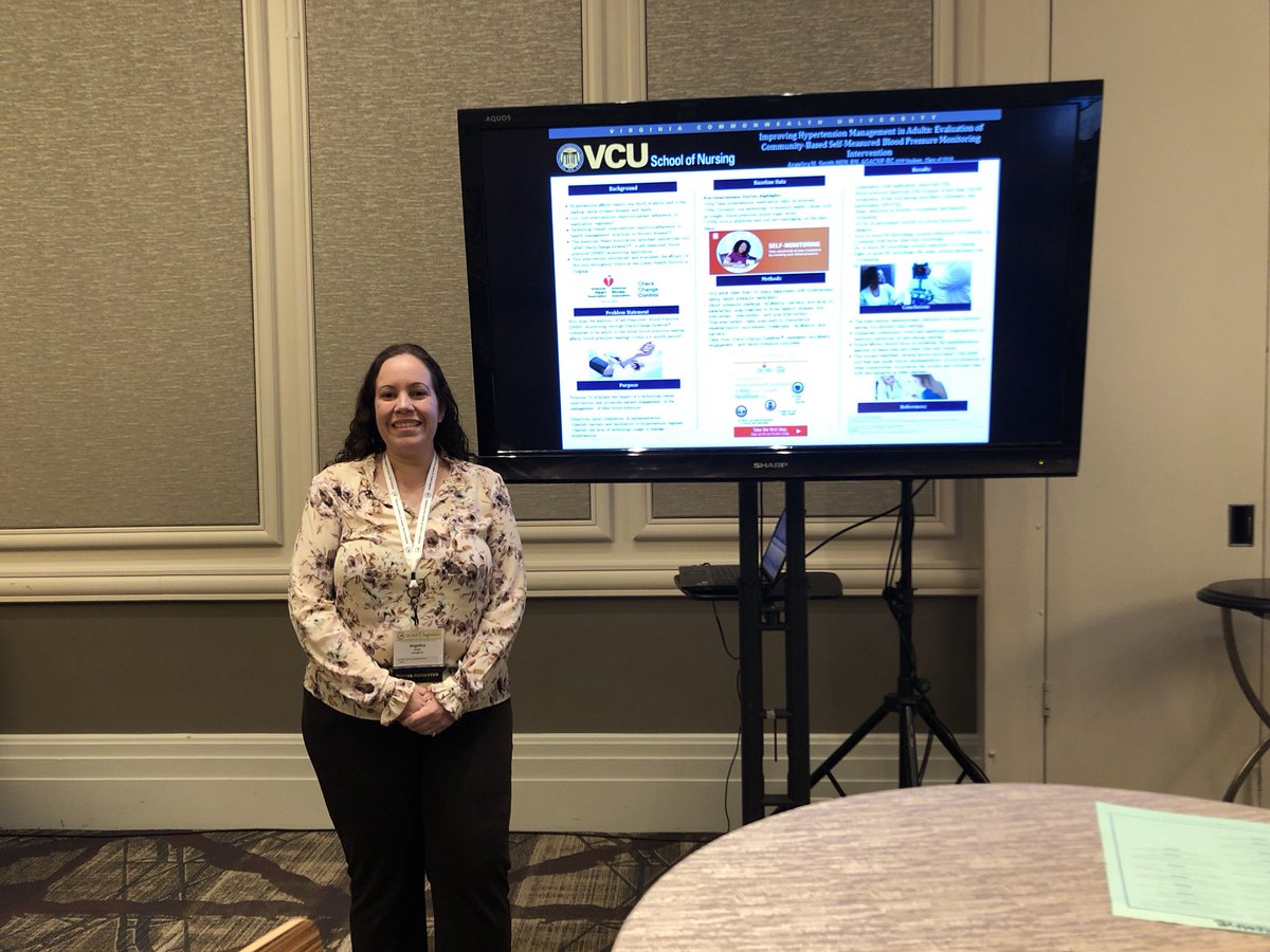 DNP student wins first place for poster at VCNP annual conference VCU
