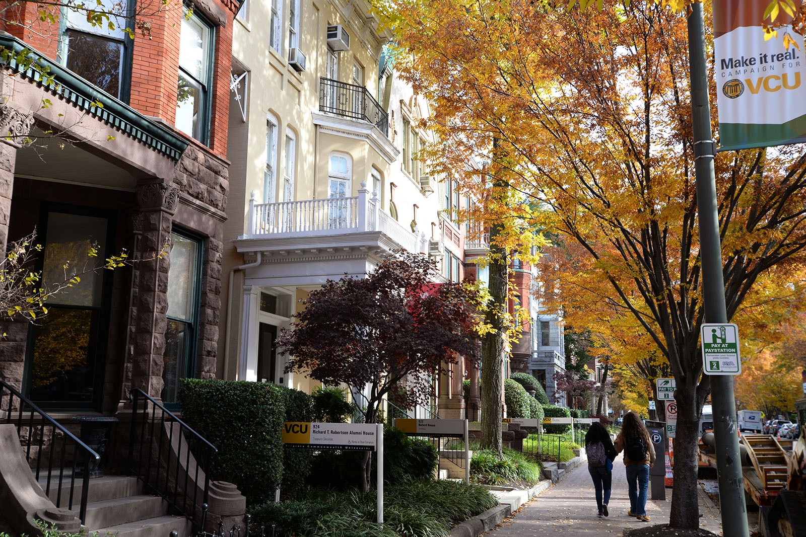 Franklin Street in autumn