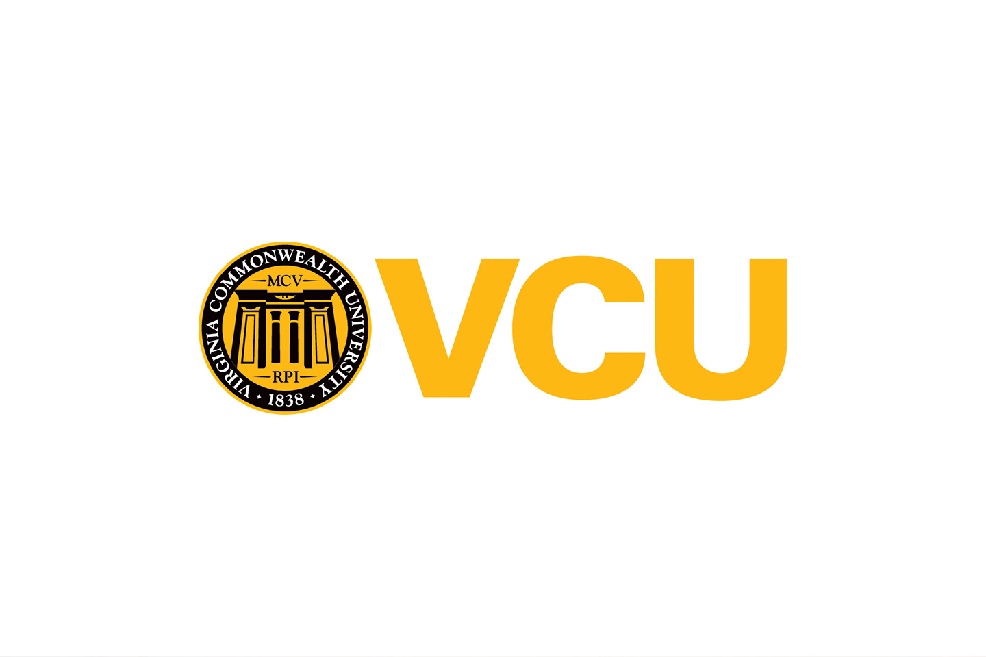 Official seal for VCU in black and gold.