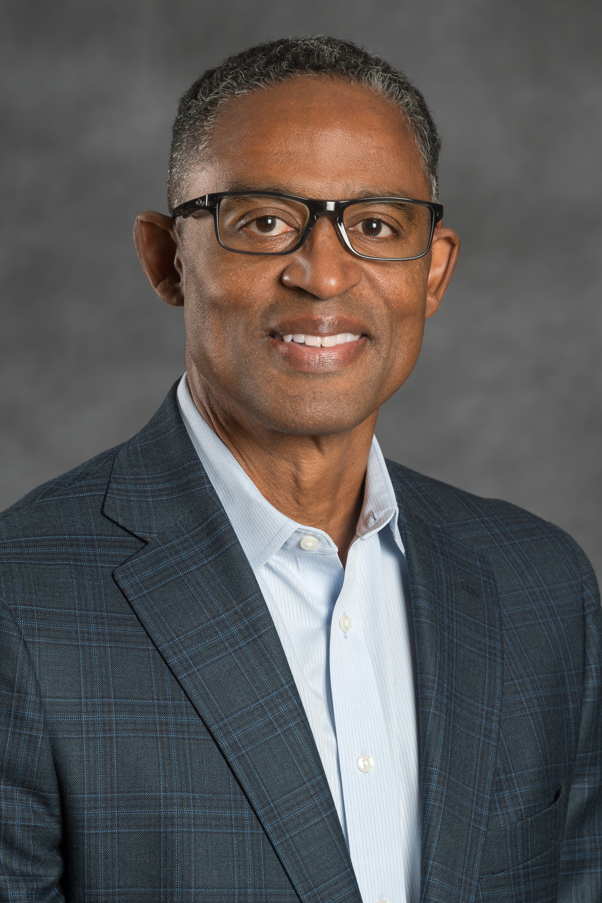 This photograph is a portrait of Brian Brown, the new interim dean of the VCU School of Business.