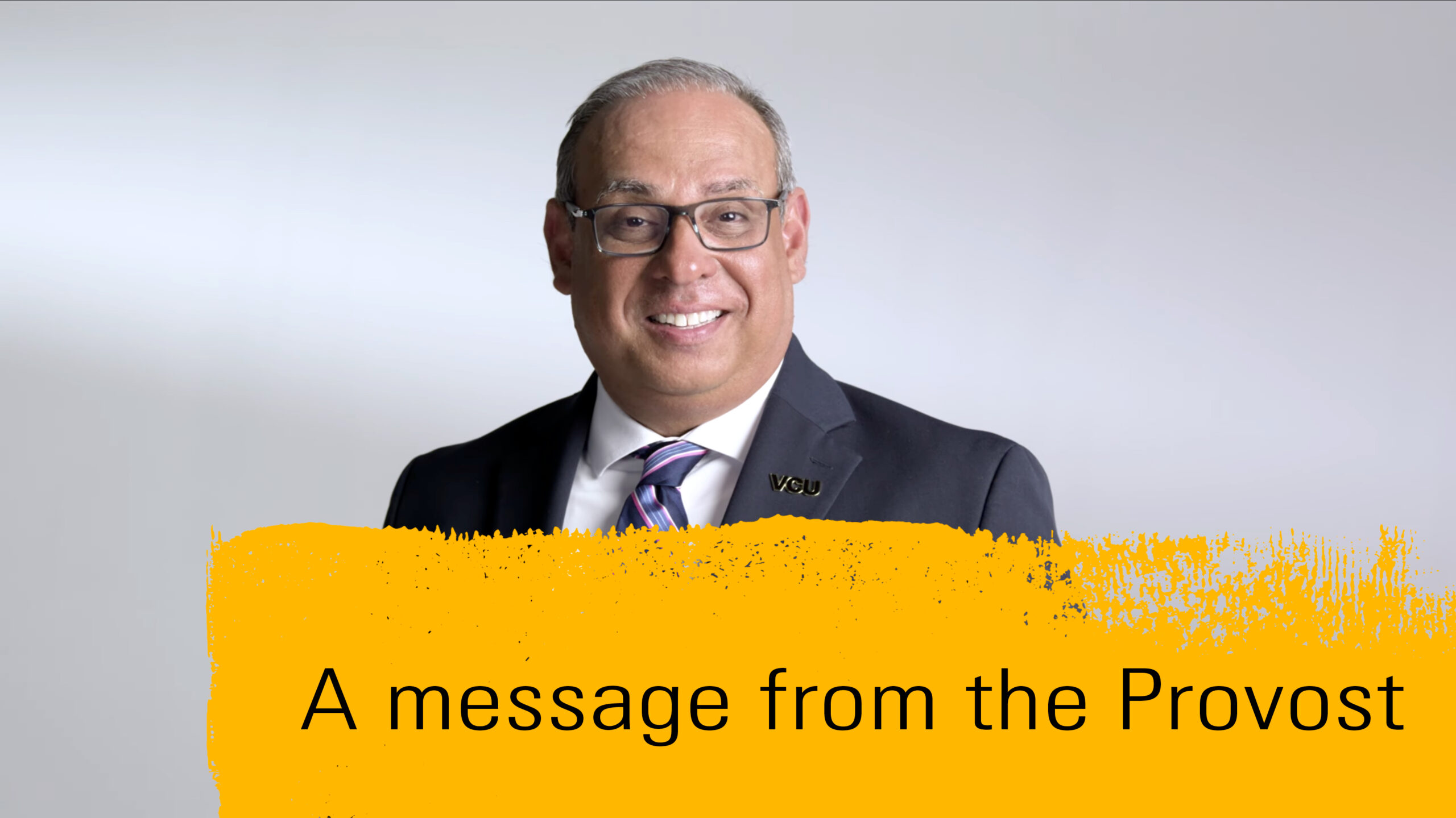 a message from the provost