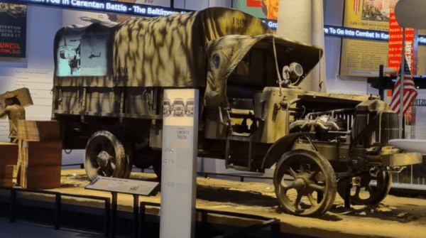 Because of my background as an Army Transportation Corps Officer this must be my favorite item in the museum, the 1918 Standard B Liberty Truck.