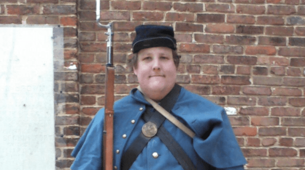 Martin wearing a Union winter uniform