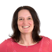 Portrait of Karen Chartier, associate professor, smiling
