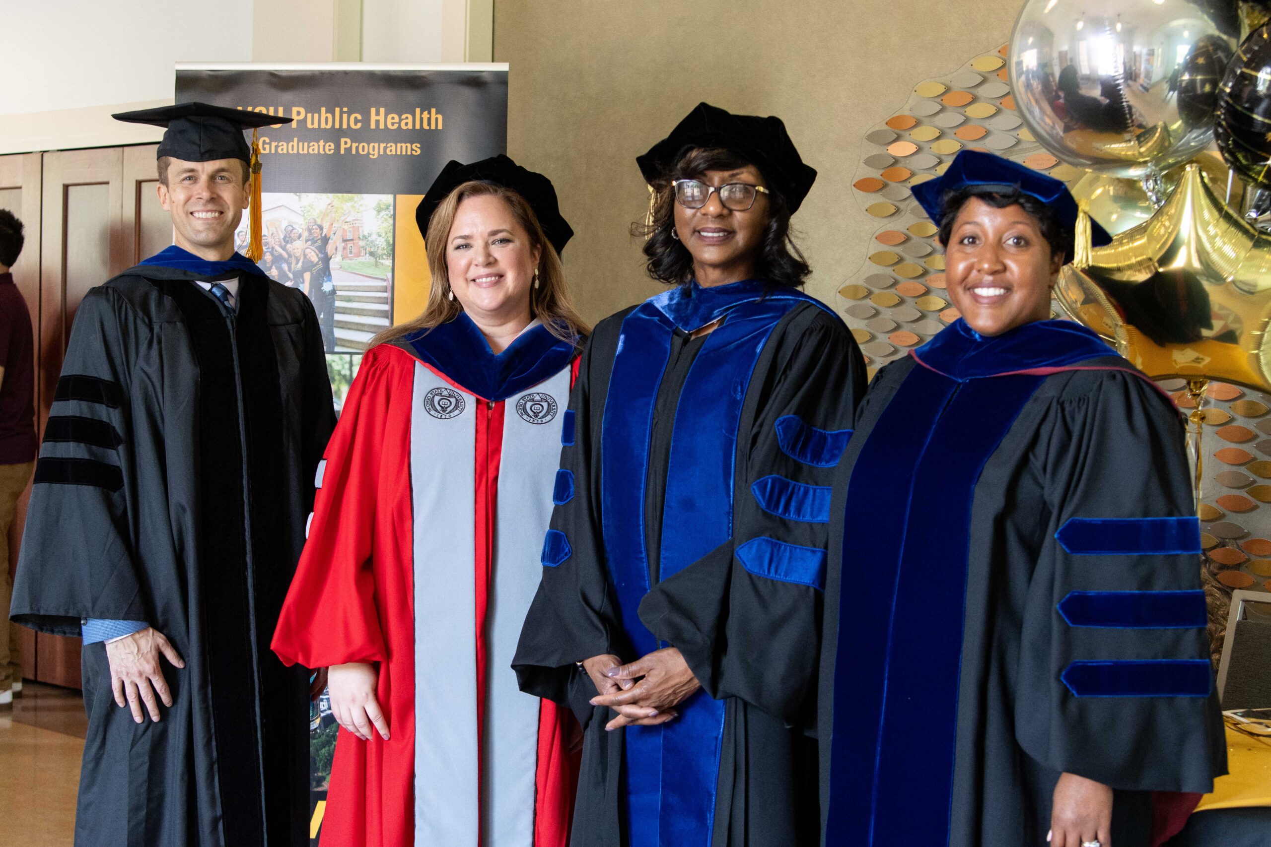 SOPH Faculty Roy Sabo, Ph.D., Kellie E. Carlyle, Ph.D., M.P.H., M.Ed., Vanessa B. Sheppard, Ph.D. Marcie Wright, Ph.D., M.P.H.