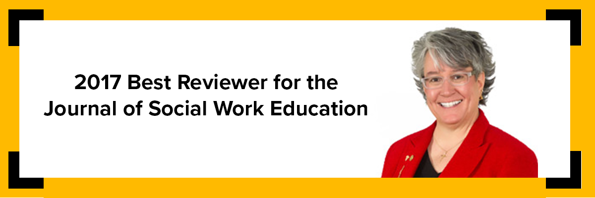 Kia J. Bentley selected as 2017 Best Reviewer for the Journal of Social Work Education