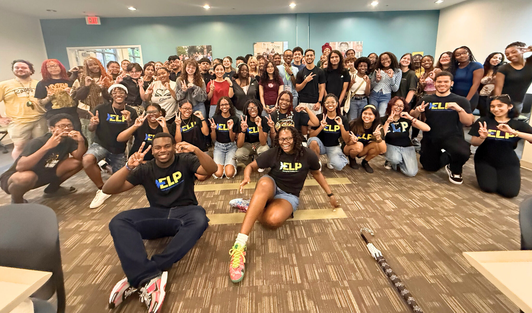 Photo of ELP students at an event.