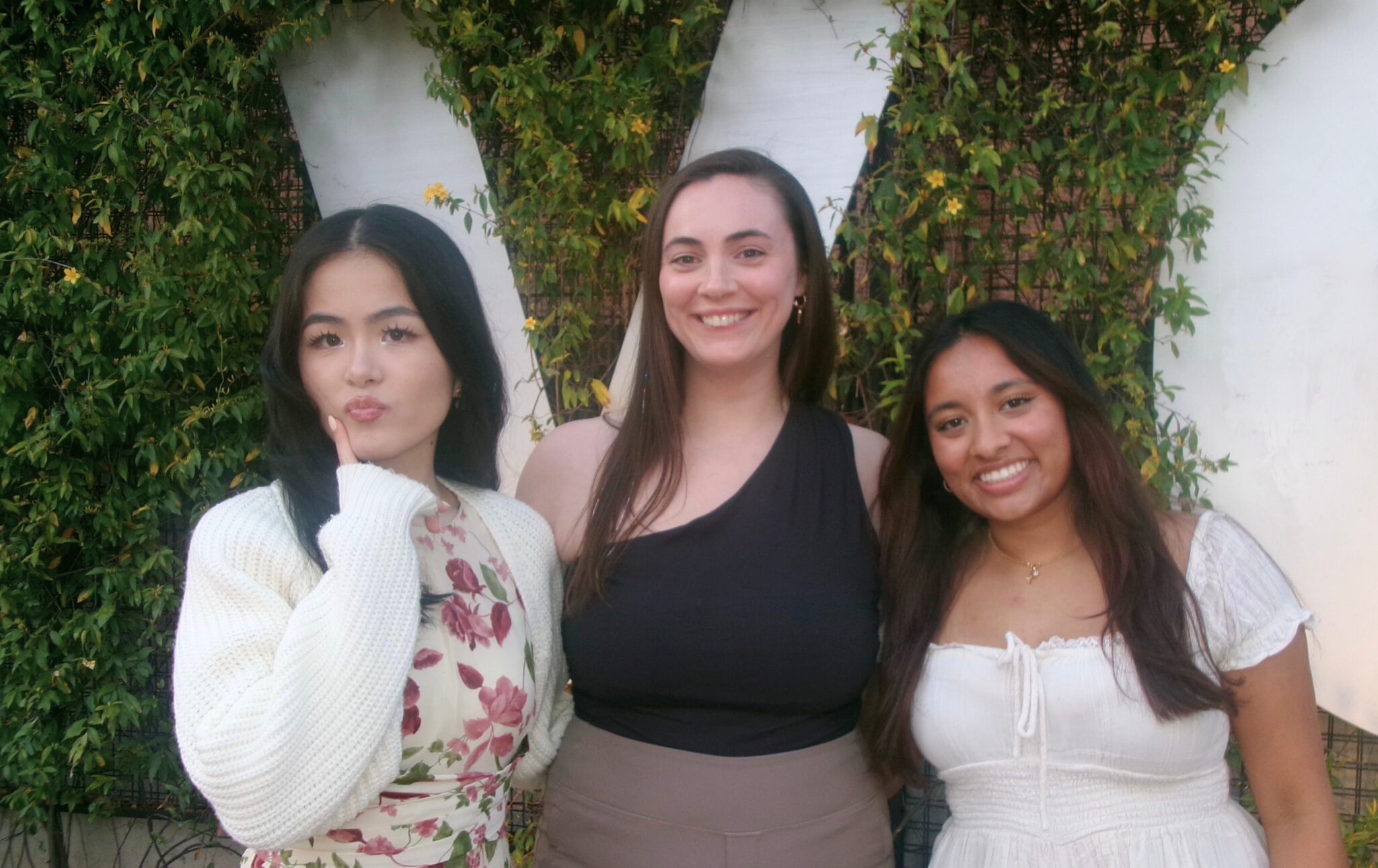 Photo of Roqia Ali, Kelsey Jones, and Merilyn Arikkat