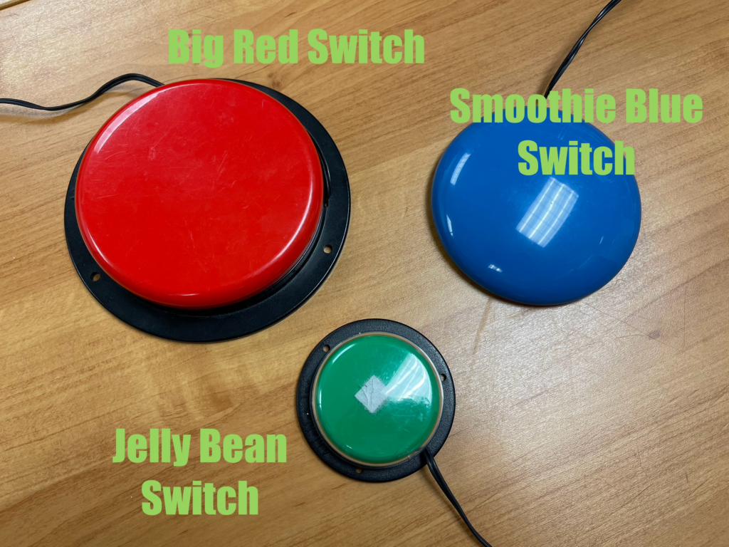 Big Red, Jellybean and smoothy blue switches