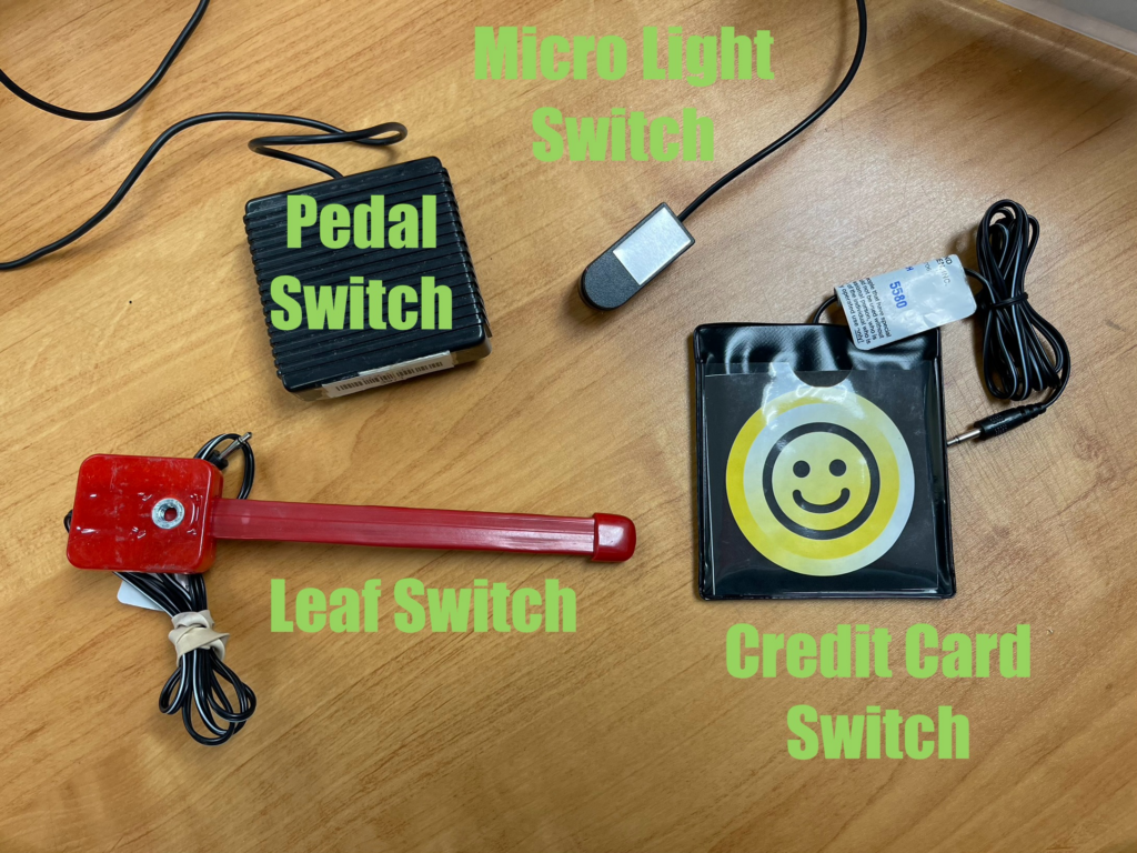 Image of Pedal switch, Leaf switch and credit card switch