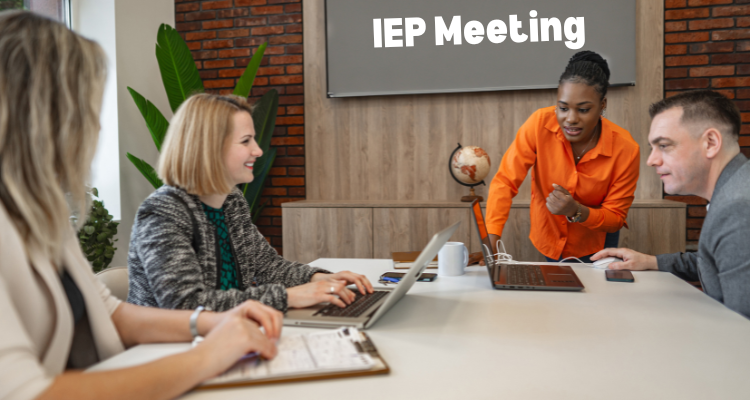 Group of people in an IEP meeting