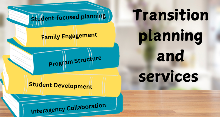 Transition planning and services: Student-Focused planning, Family engagement, Program structure, Student development and interagency Collaboration