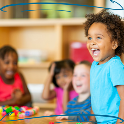 Image of laughing toddlers