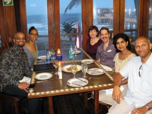 Darryl Harper, Sonya Clark, Mary, me, Nareen, and Neil.